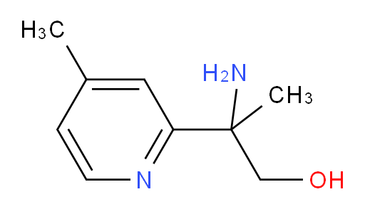 2-amino-2-(4-methylpyridin-2-yl)propan-1-ol