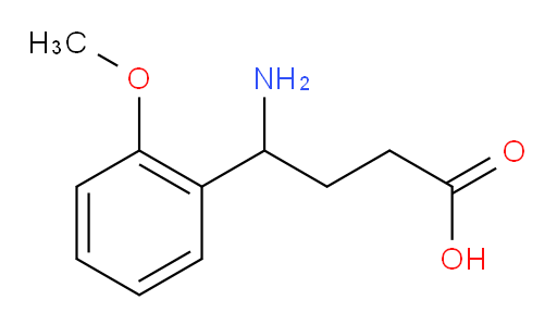 4-amino-4-(2-methoxyphenyl)butanoic acid