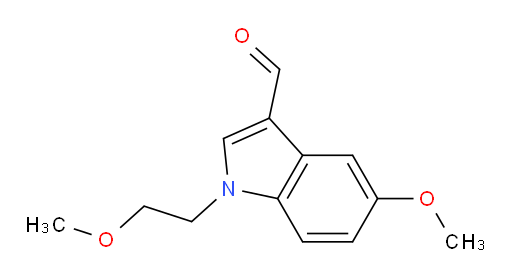 5-methoxy-1-(2-methoxyethyl)-1H-indole-3-carbaldehyde