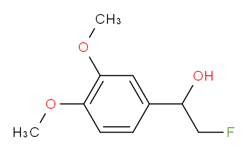 1-(3,4-dimethoxyphenyl)-2-fluoroethan-1-ol