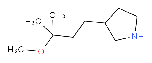 3-(3-methoxy-3-methylbutyl)pyrrolidine