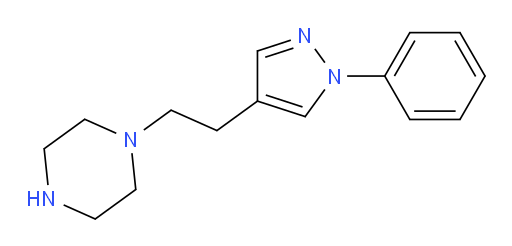 1-[2-(1-phenyl-1H-pyrazol-4-yl)ethyl]piperazine