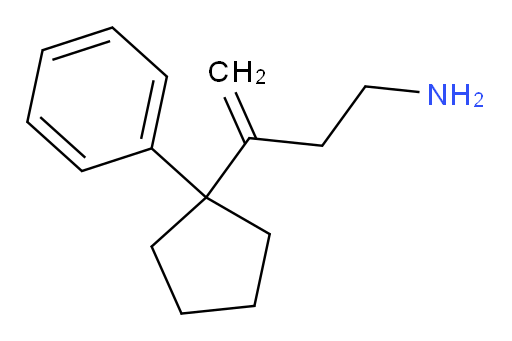 3-(1-phenylcyclopentyl)but-3-en-1-amine