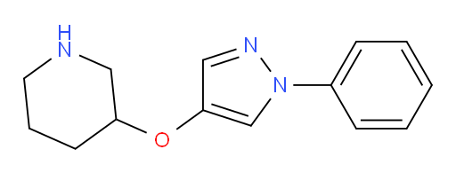 3-[(1-phenyl-1H-pyrazol-4-yl)oxy]piperidine