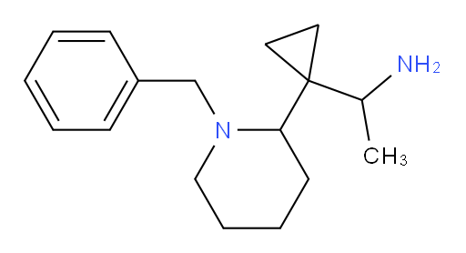 1-[1-(1-benzylpiperidin-2-yl)cyclopropyl]ethan-1-amine