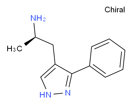 (2R)-1-(3-phenyl-1H-pyrazol-4-yl)propan-2-amine