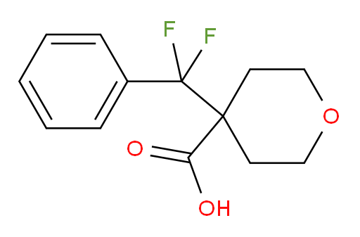 4-[difluoro(phenyl)methyl]oxane-4-carboxylic acid
