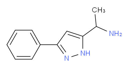 1-(3-phenyl-1H-pyrazol-5-yl)ethan-1-amine
