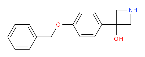 3-[4-(benzyloxy)phenyl]azetidin-3-ol