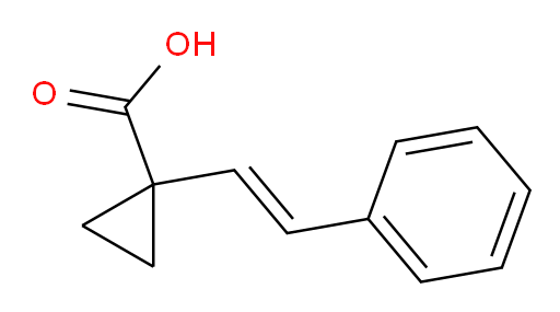 1-(2-phenylethenyl)cyclopropane-1-carboxylic acid
