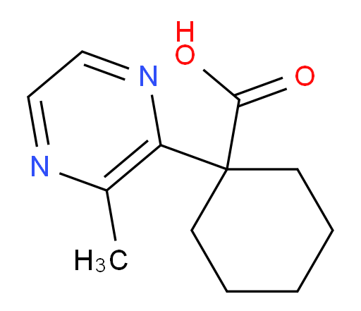 1-(3-methylpyrazin-2-yl)cyclohexane-1-carboxylic acid