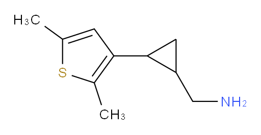 [2-(2,5-dimethylthiophen-3-yl)cyclopropyl]methanamine