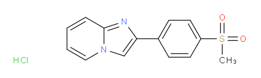 2-(4-methanesulfonylphenyl)imidazo[1,2-a]pyridine hydrochloride