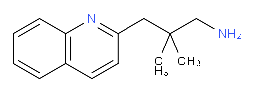 2,2-dimethyl-3-(quinolin-2-yl)propan-1-amine