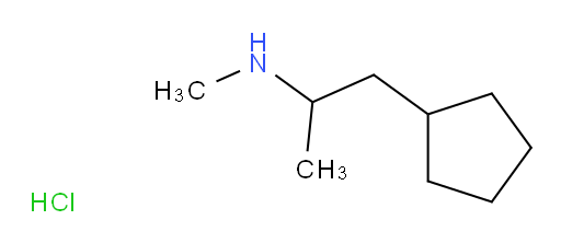 (1-cyclopentylpropan-2-yl)(methyl)amine hydrochloride
