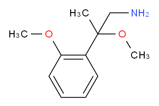 2-methoxy-2-(2-methoxyphenyl)propan-1-amine