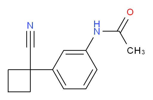 N-[3-(1-cyanocyclobutyl)phenyl]acetamide