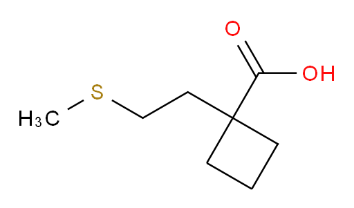 1-[2-(methylsulfanyl)ethyl]cyclobutane-1-carboxylic acid