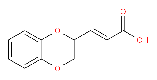 3-(2,3-dihydro-1,4-benzodioxin-2-yl)prop-2-enoic acid