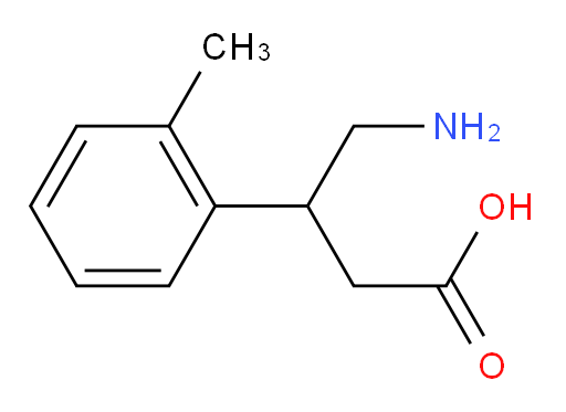 4-amino-3-(2-methylphenyl)butanoic acid
