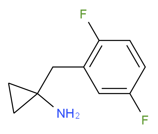 1-[(2,5-difluorophenyl)methyl]cyclopropan-1-amine