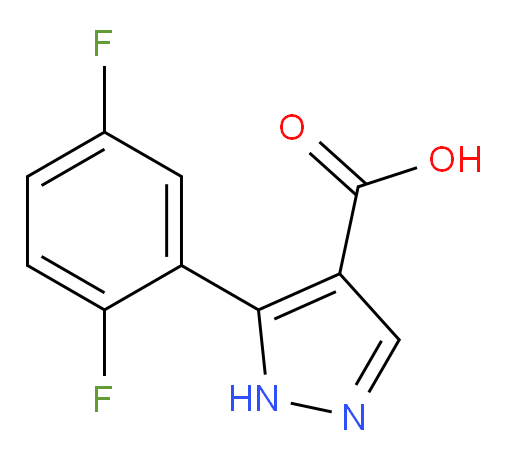 5-(2,5-difluorophenyl)-1H-pyrazole-4-carboxylic acid
