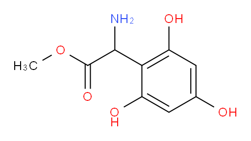 methyl 2-amino-2-(2,4,6-trihydroxyphenyl)acetate