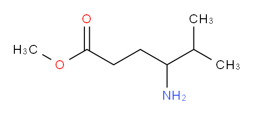 methyl 4-amino-5-methylhexanoate