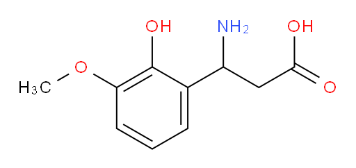 3-amino-3-(2-hydroxy-3-methoxyphenyl)propanoic acid