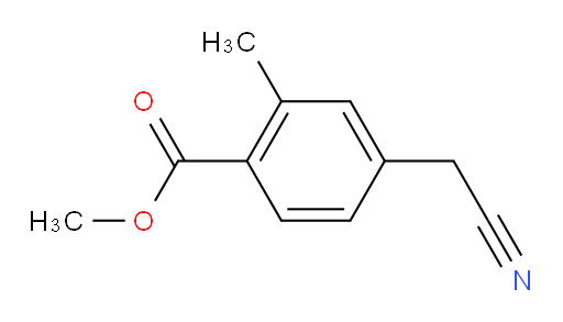 methyl 4-(cyanomethyl)-2-methylbenzoate