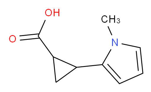 2-(1-methyl-1H-pyrrol-2-yl)cyclopropane-1-carboxylic acid