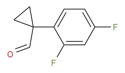 1-(2,4-difluorophenyl)cyclopropane-1-carbaldehyde