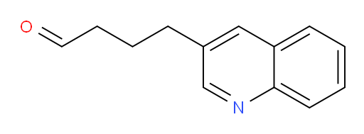 4-(quinolin-3-yl)butanal