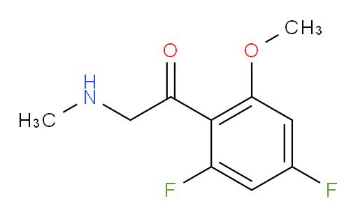1-(2,4-difluoro-6-methoxyphenyl)-2-(methylamino)ethan-1-one