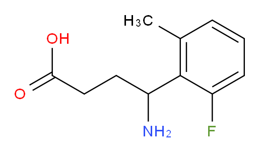 4-amino-4-(2-fluoro-6-methylphenyl)butanoic acid