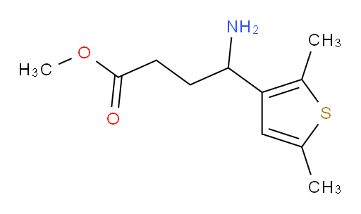 methyl 4-amino-4-(2,5-dimethylthiophen-3-yl)butanoate