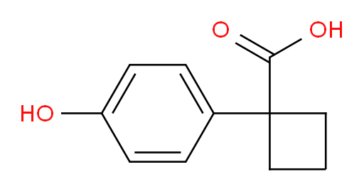 1-(4-hydroxyphenyl)cyclobutane-1-carboxylic acid