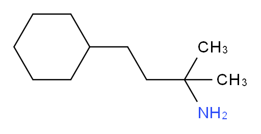 4-cyclohexyl-2-methylbutan-2-amine