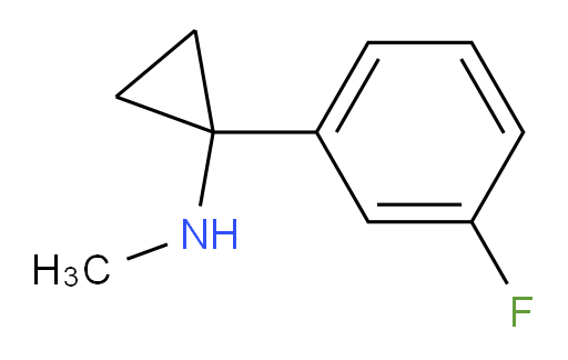 1-(3-fluorophenyl)-N-methylcyclopropan-1-amine