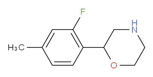 2-(2-fluoro-4-methylphenyl)morpholine