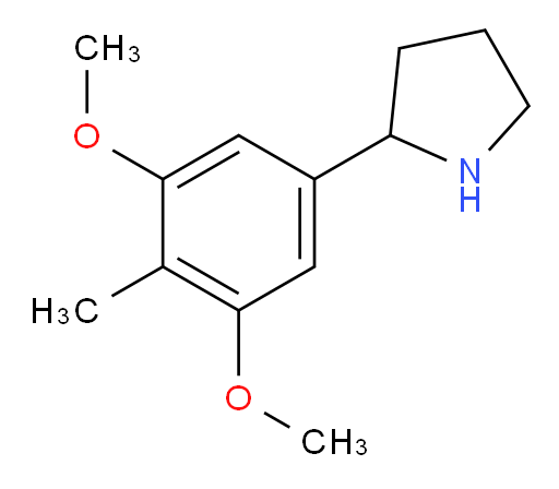 2-(3,5-dimethoxy-4-methylphenyl)pyrrolidine