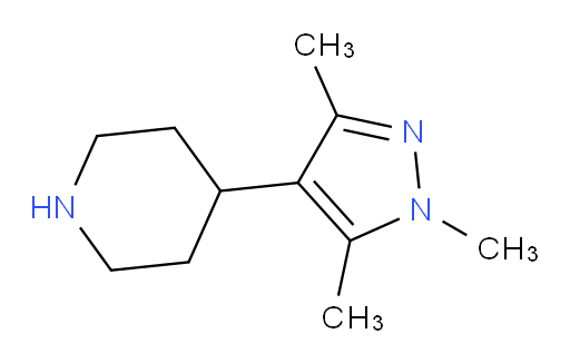 4-(trimethyl-1H-pyrazol-4-yl)piperidine
