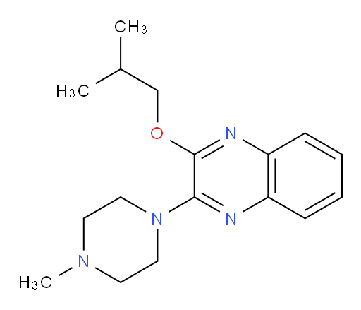 2-(4-methylpiperazin-1-yl)-3-(2-methylpropoxy)quinoxaline