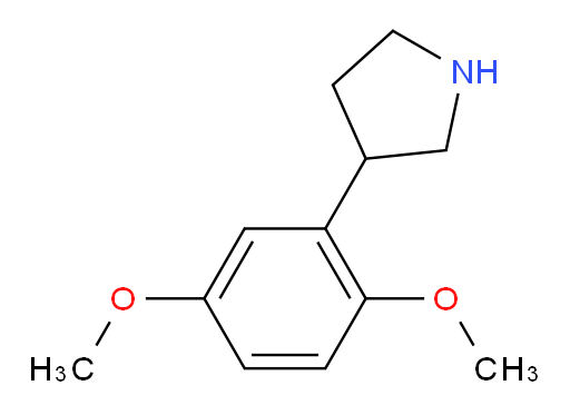 3-(2,5-dimethoxyphenyl)pyrrolidine