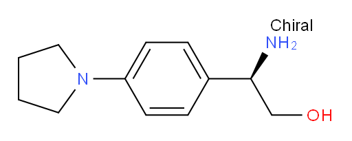 (2R)-2-amino-2-[4-(pyrrolidin-1-yl)phenyl]ethan-1-ol