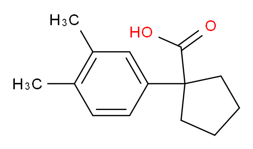 1-(3,4-dimethylphenyl)cyclopentane-1-carboxylic acid