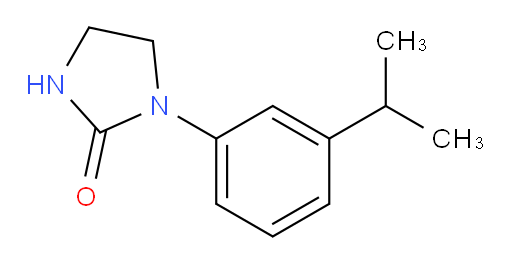 1-[3-(propan-2-yl)phenyl]imidazolidin-2-one