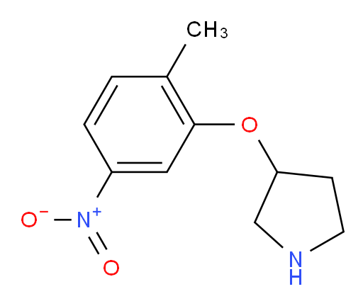 3-(2-methyl-5-nitrophenoxy)pyrrolidine