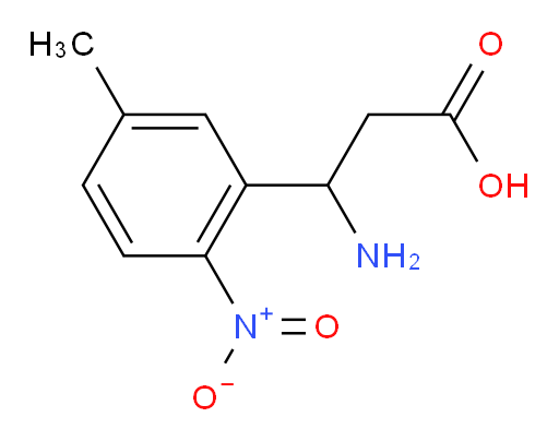 3-amino-3-(5-methyl-2-nitrophenyl)propanoic acid