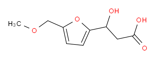 3-hydroxy-3-[5-(methoxymethyl)furan-2-yl]propanoic acid